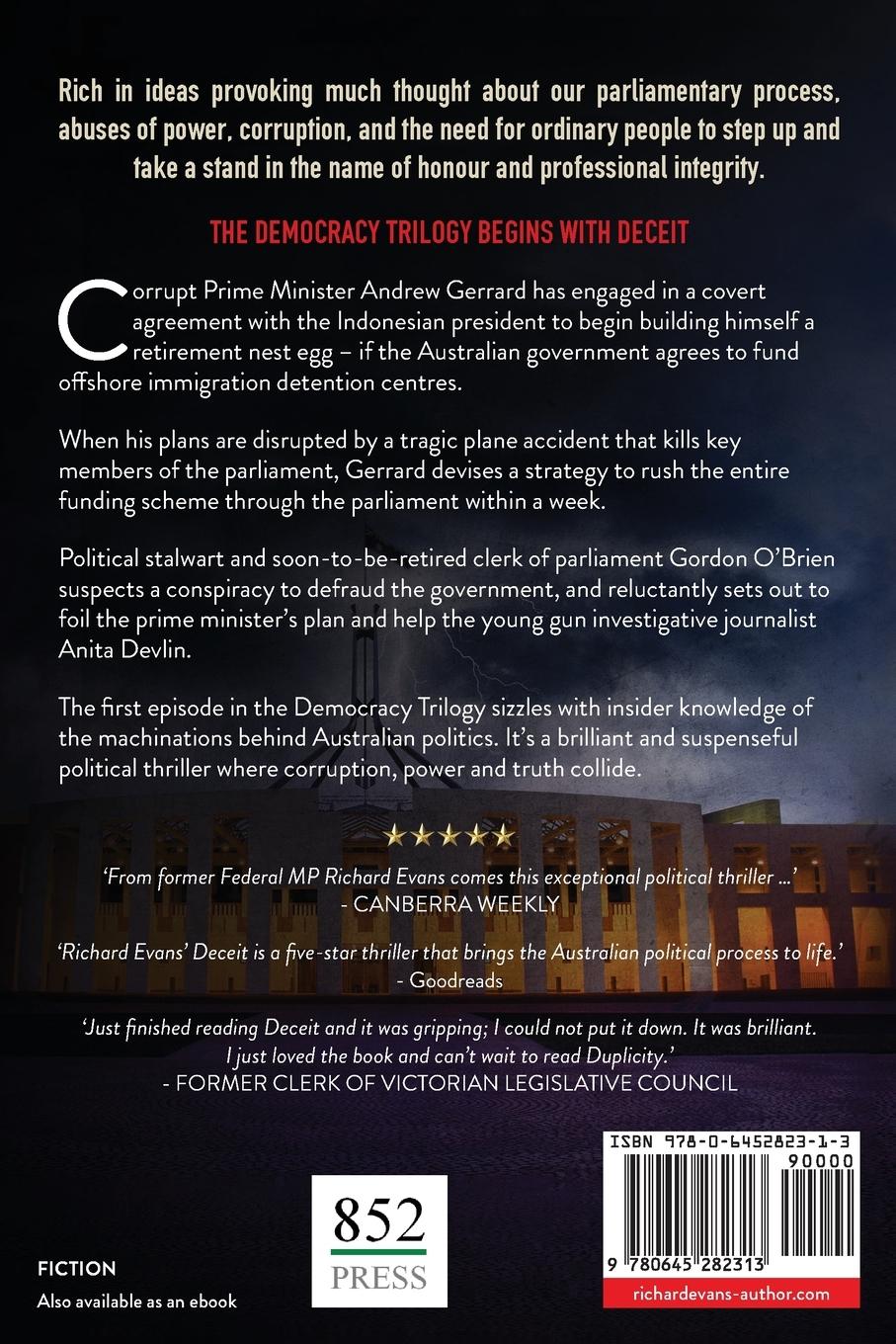 Rückseitencover DECEIT