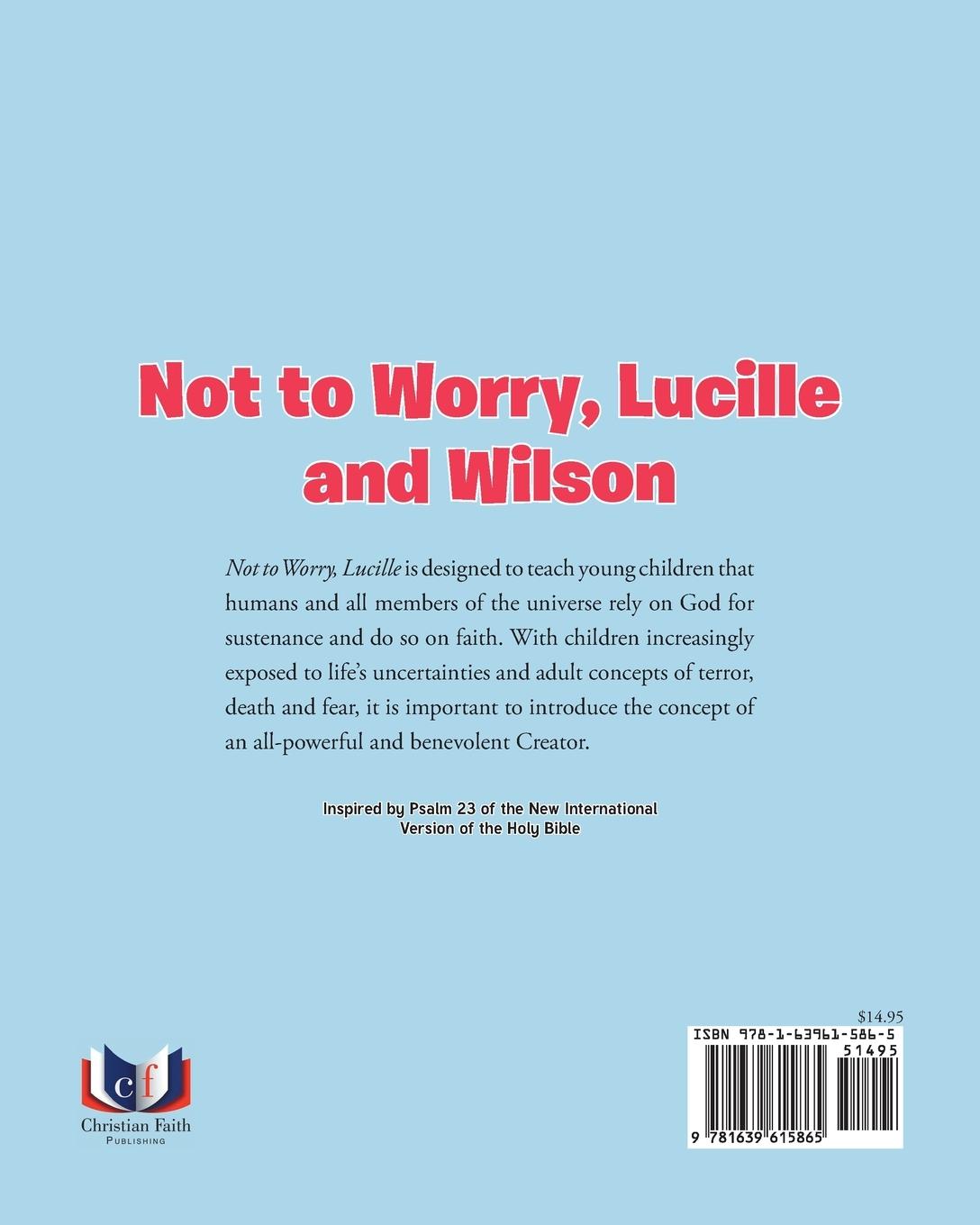 Rückseitencover Not to Worry, Lucille and Wilson