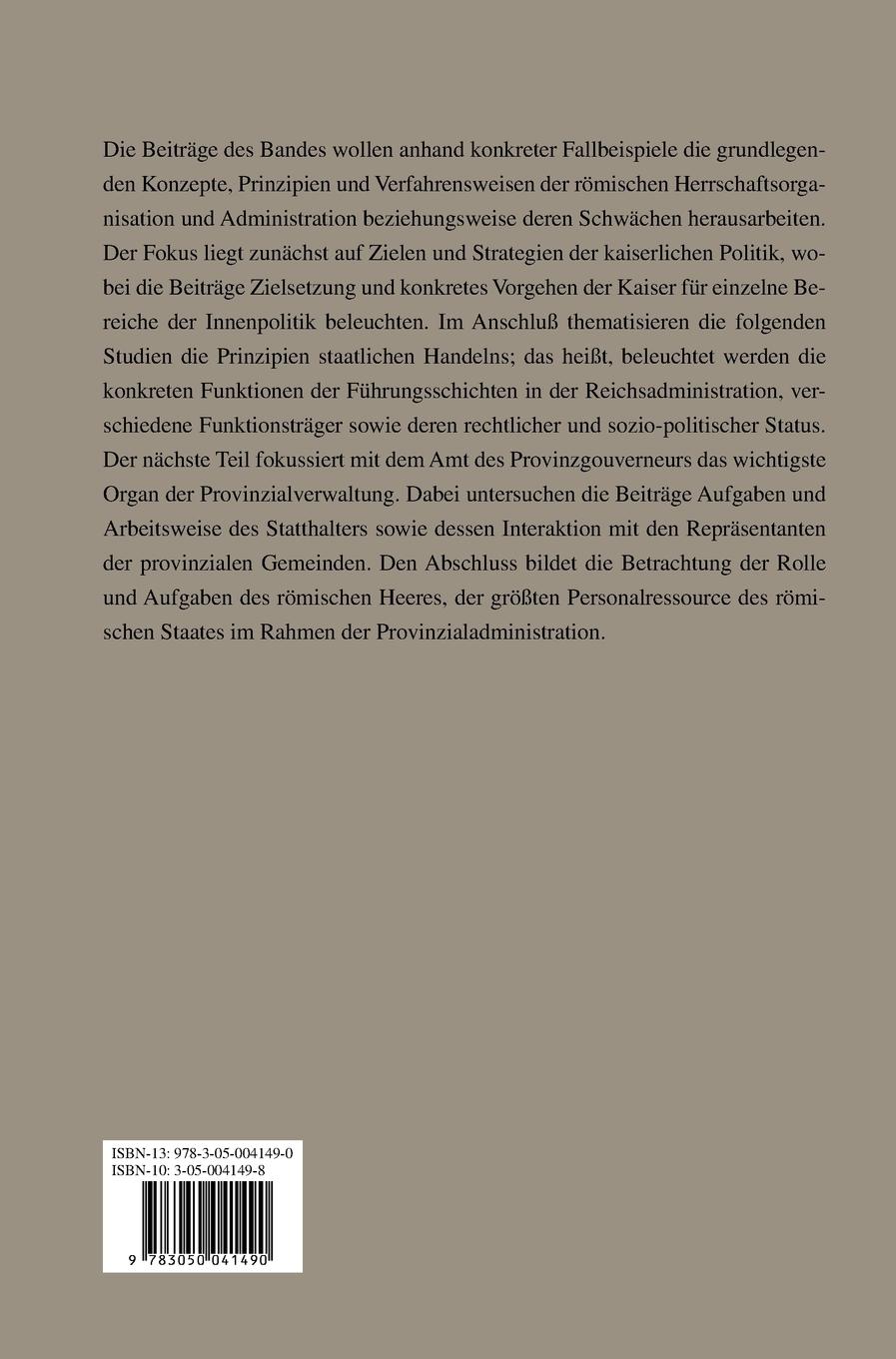Rückseitencover Herrschaftsstrukturen und Herrschaftspraxis