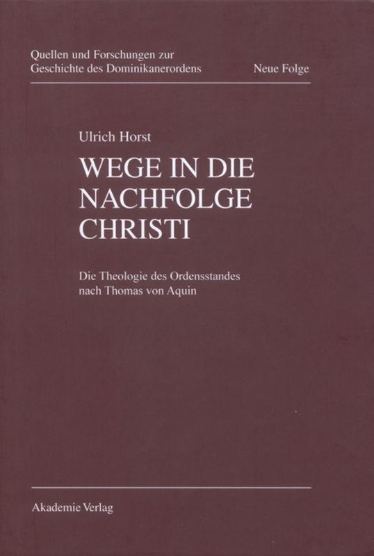Vorderes Coverbild Wege in die Nachfolge Christi