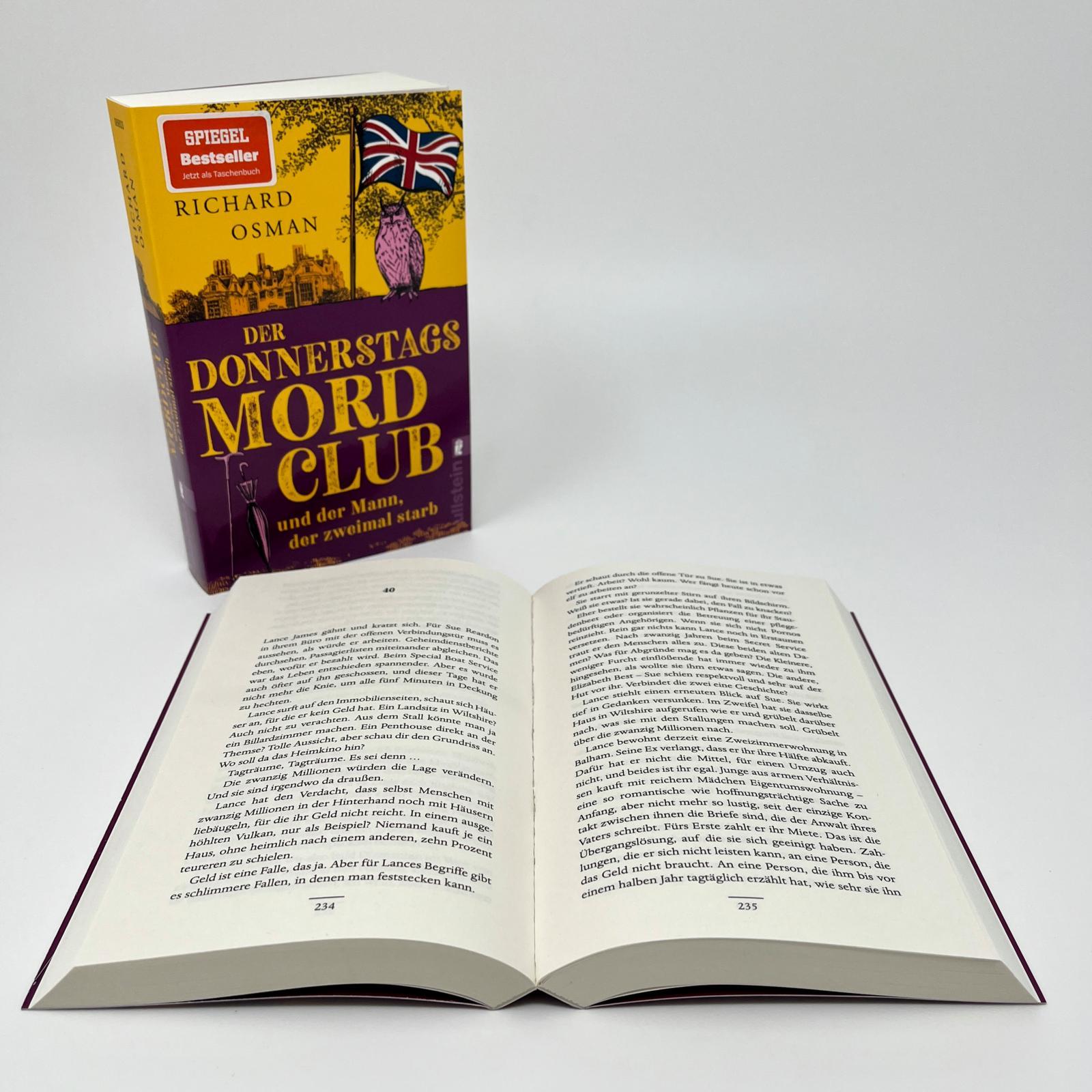 Beispielinhalt (Bild) Der Donnerstagsmordclub und der Mann, der zweimal starb