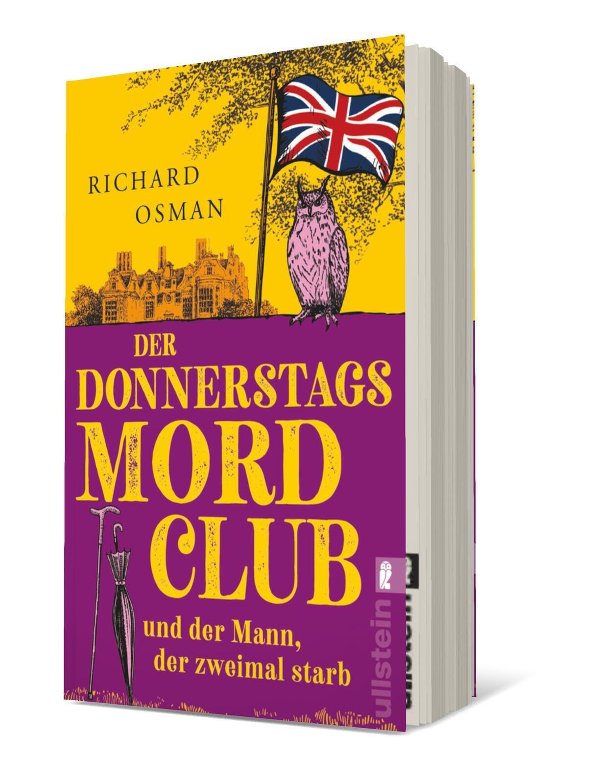 Vorderes Coverbild Der Donnerstagsmordclub und der Mann, der zweimal starb