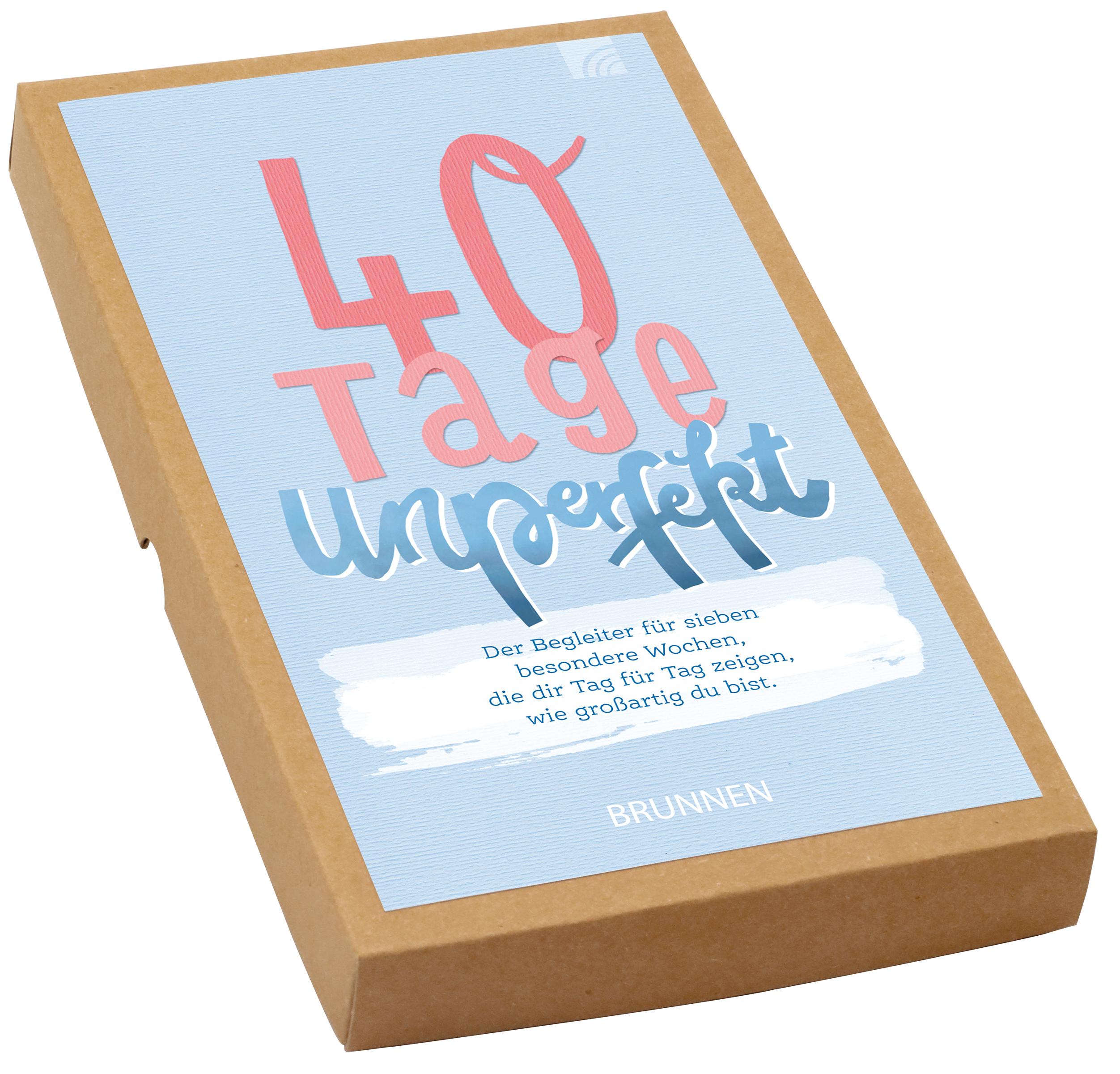 Vorderes Coverbild 40 Tage Unperfekt