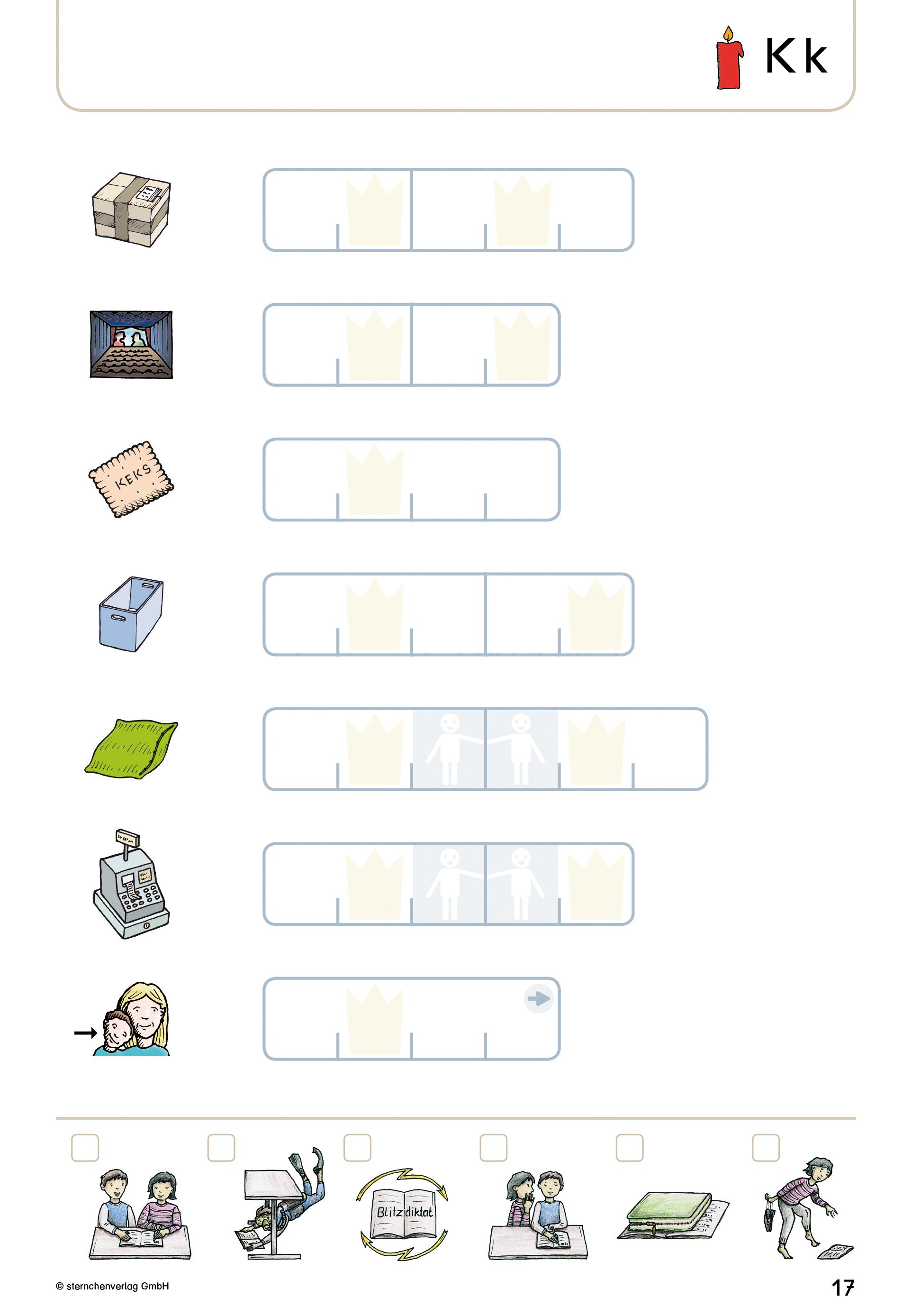 Beispielinhalt (Bild) Mein Lupenschreibheft 1 und 2 - Ich kann richtig schreiben -