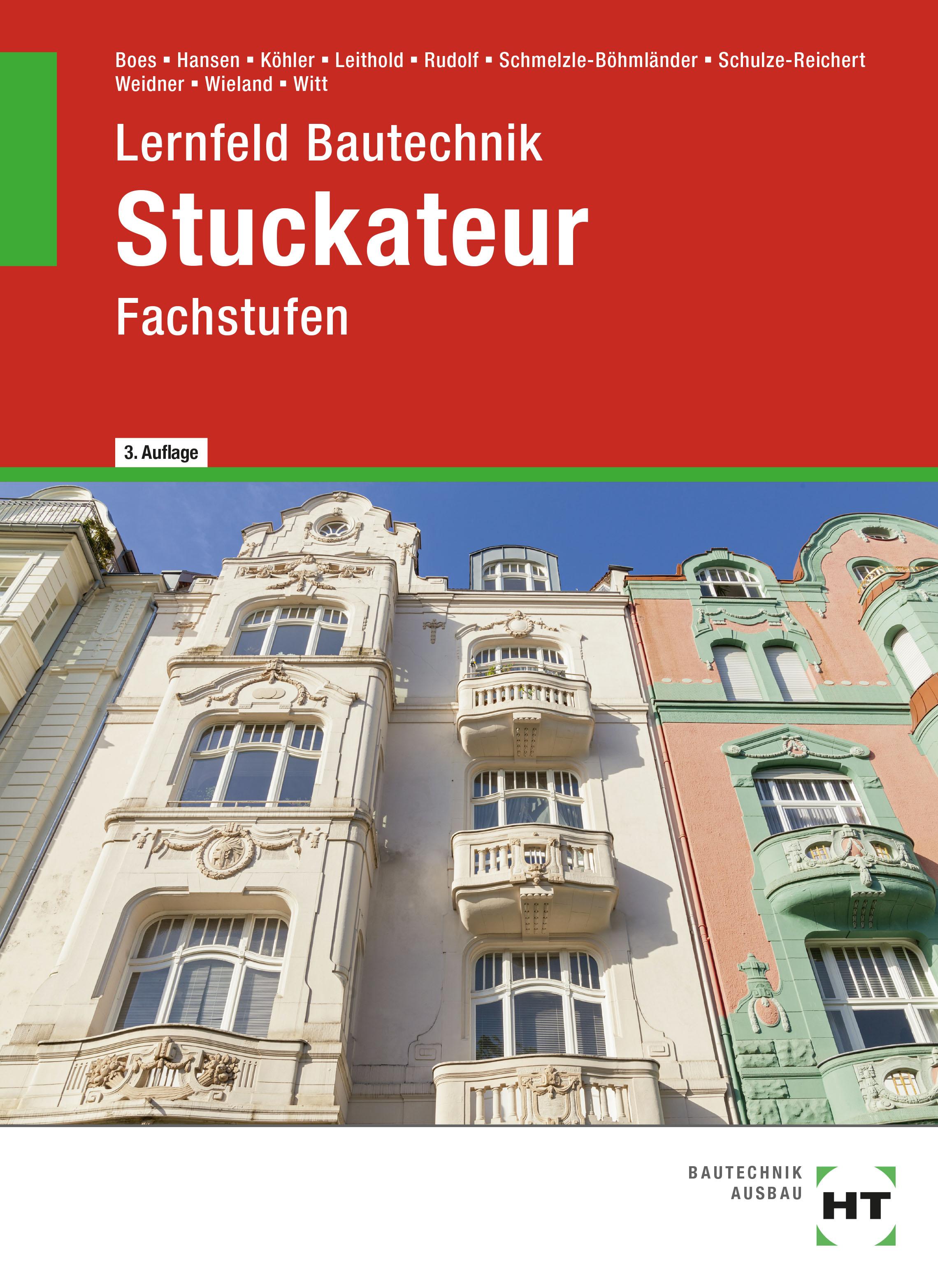 Vorderes Coverbild Lernfeld Bautechnik Stuckateur