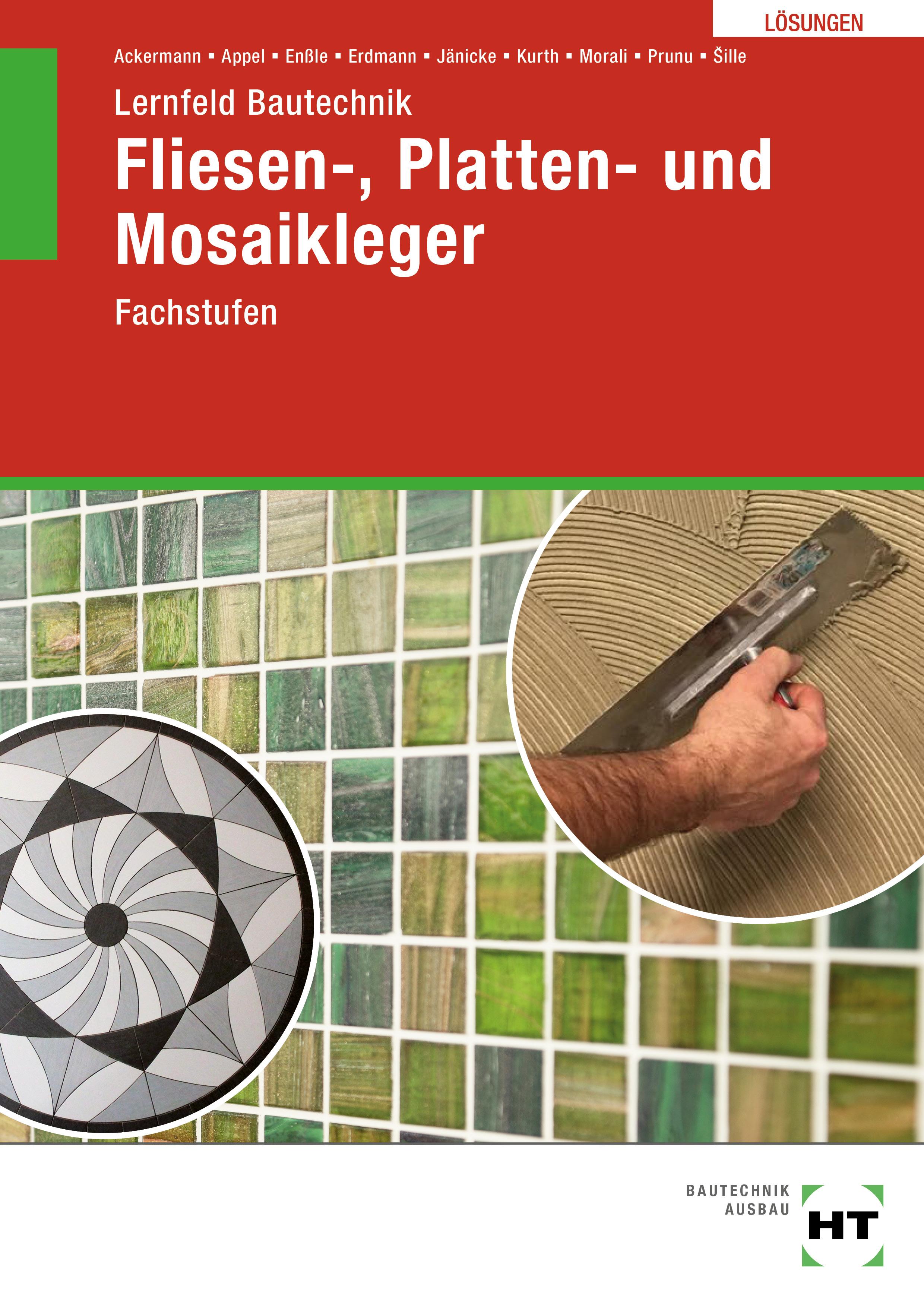 Vorderes Coverbild Lösungen zu Lernfeld Bautechnik Fliesen-, Platten- und Mosaikleger