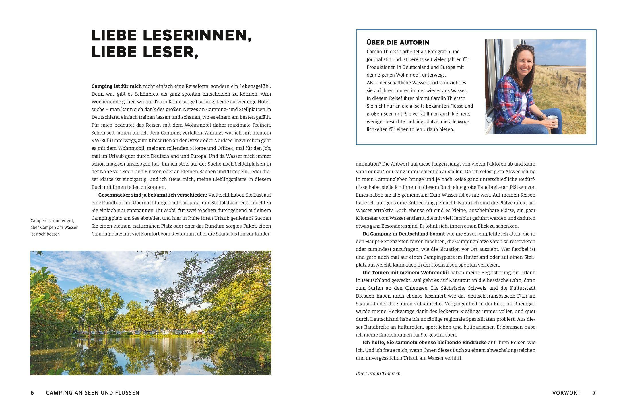 Beispielinhalt (Bild) Yes we camp! Camping an Seen und Flüssen