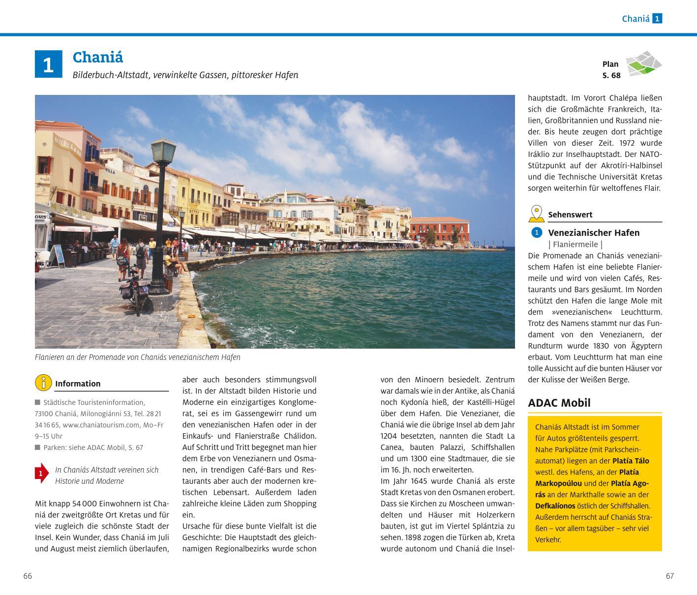 Beispielinhalt (Bild) ADAC Reiseführer plus Kreta