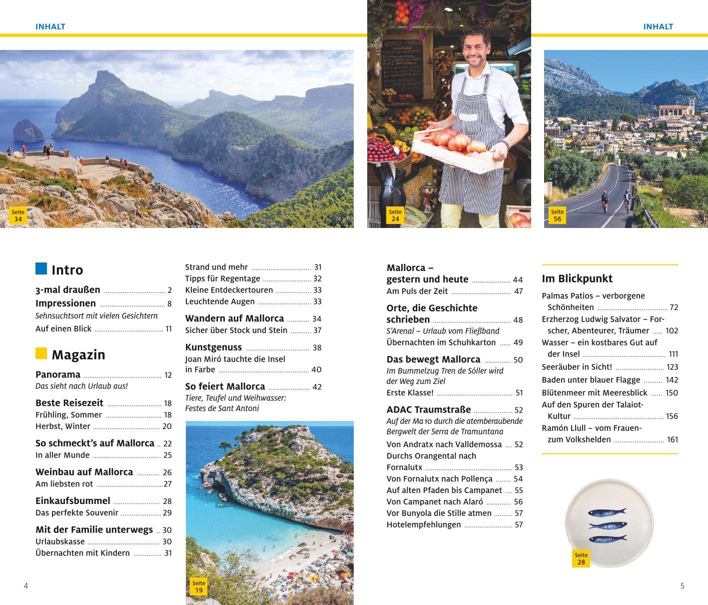 Beispielinhalt (Bild) ADAC Reiseführer plus Mallorca