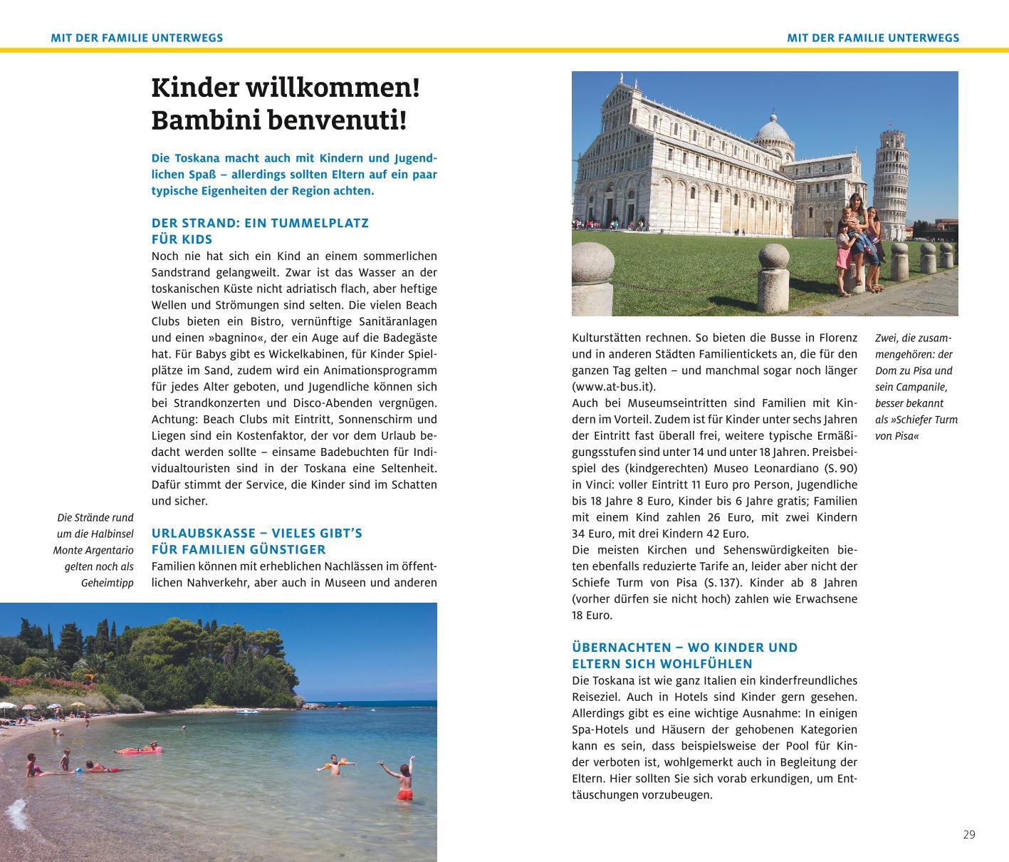 Beispielinhalt (Bild) ADAC Reiseführer plus Toskana