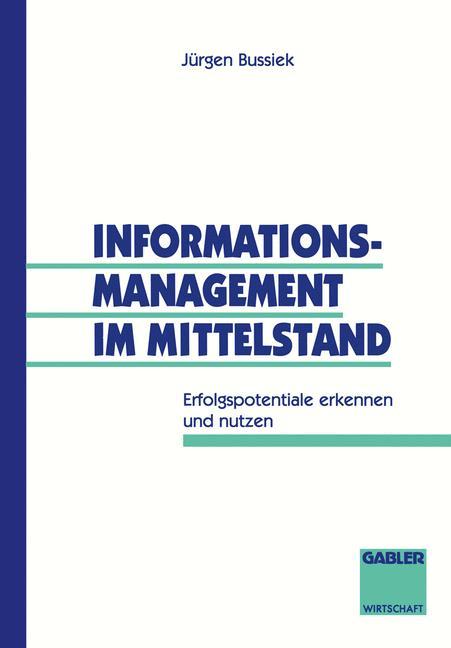 Vorderes Coverbild Informationsmanagement im Mittelstand