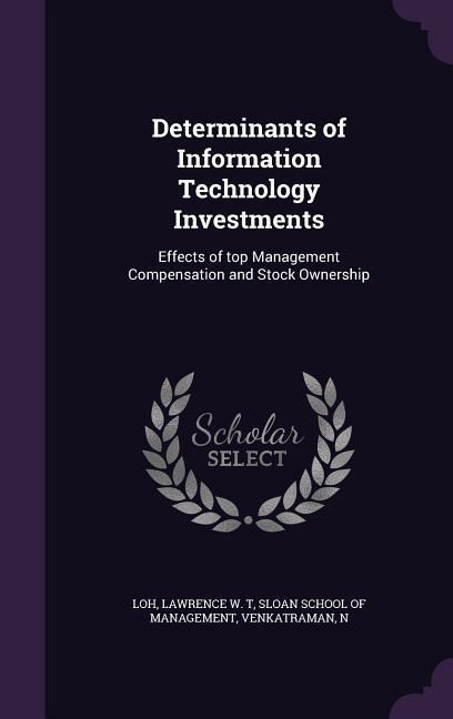 Vorderes Coverbild Determinants of Information Technology Investments: Effects of top Management Compensation and Stock Ownership