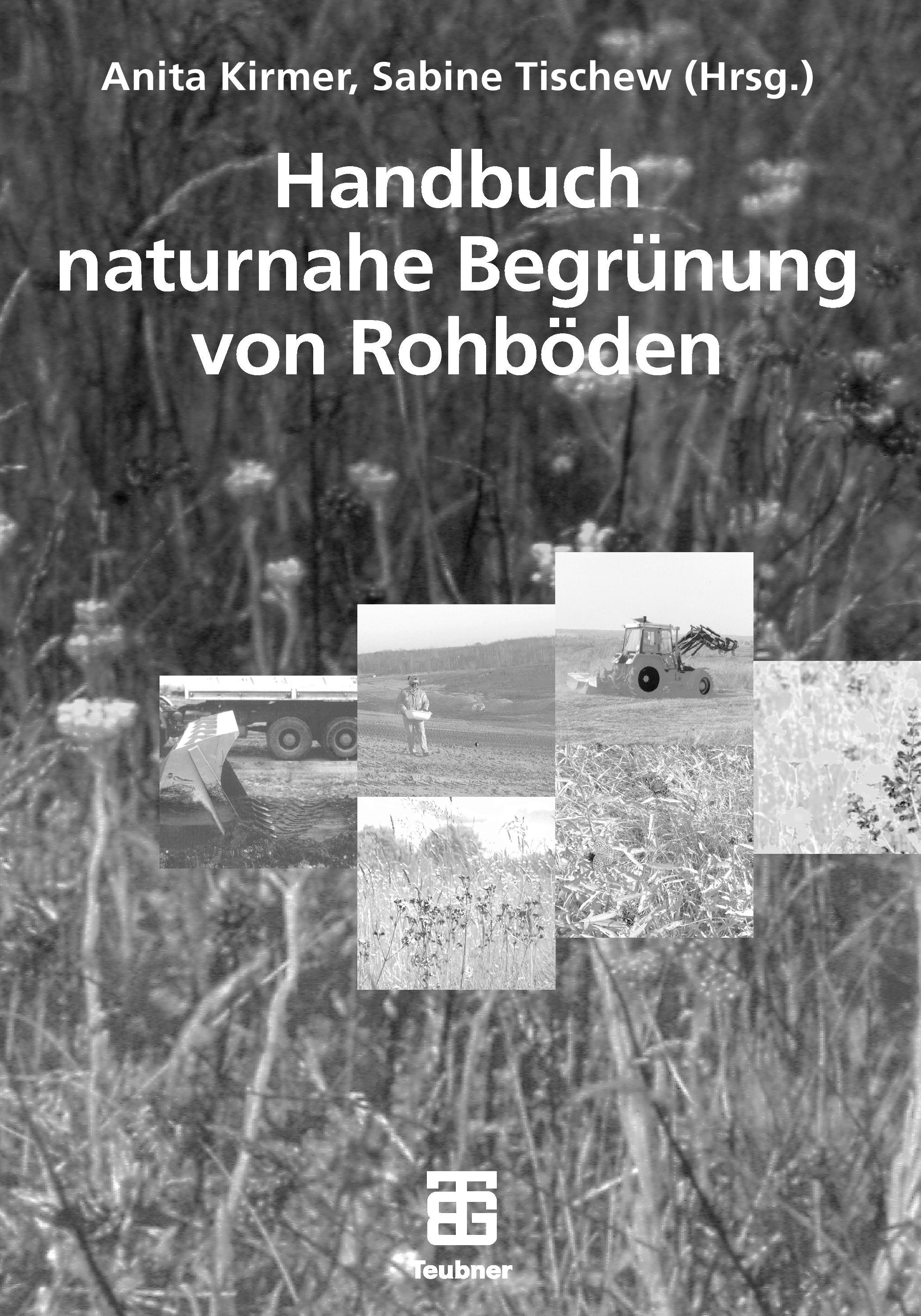 Vorderes Coverbild Handbuch naturnahe Begrünung von Rohböden