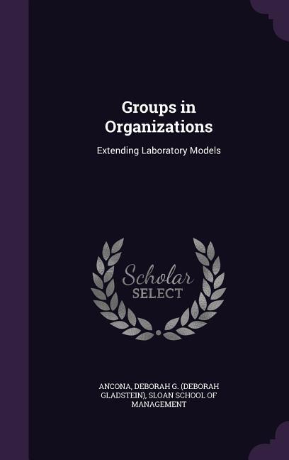 Vorderes Coverbild Groups in Organizations: Extending Laboratory Models