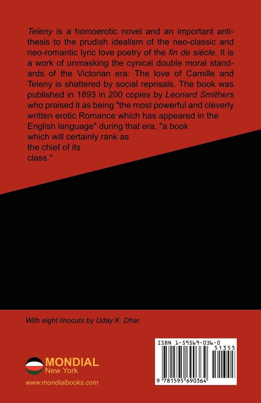 Rückseitencover Teleny, or the Reverse of the Medal