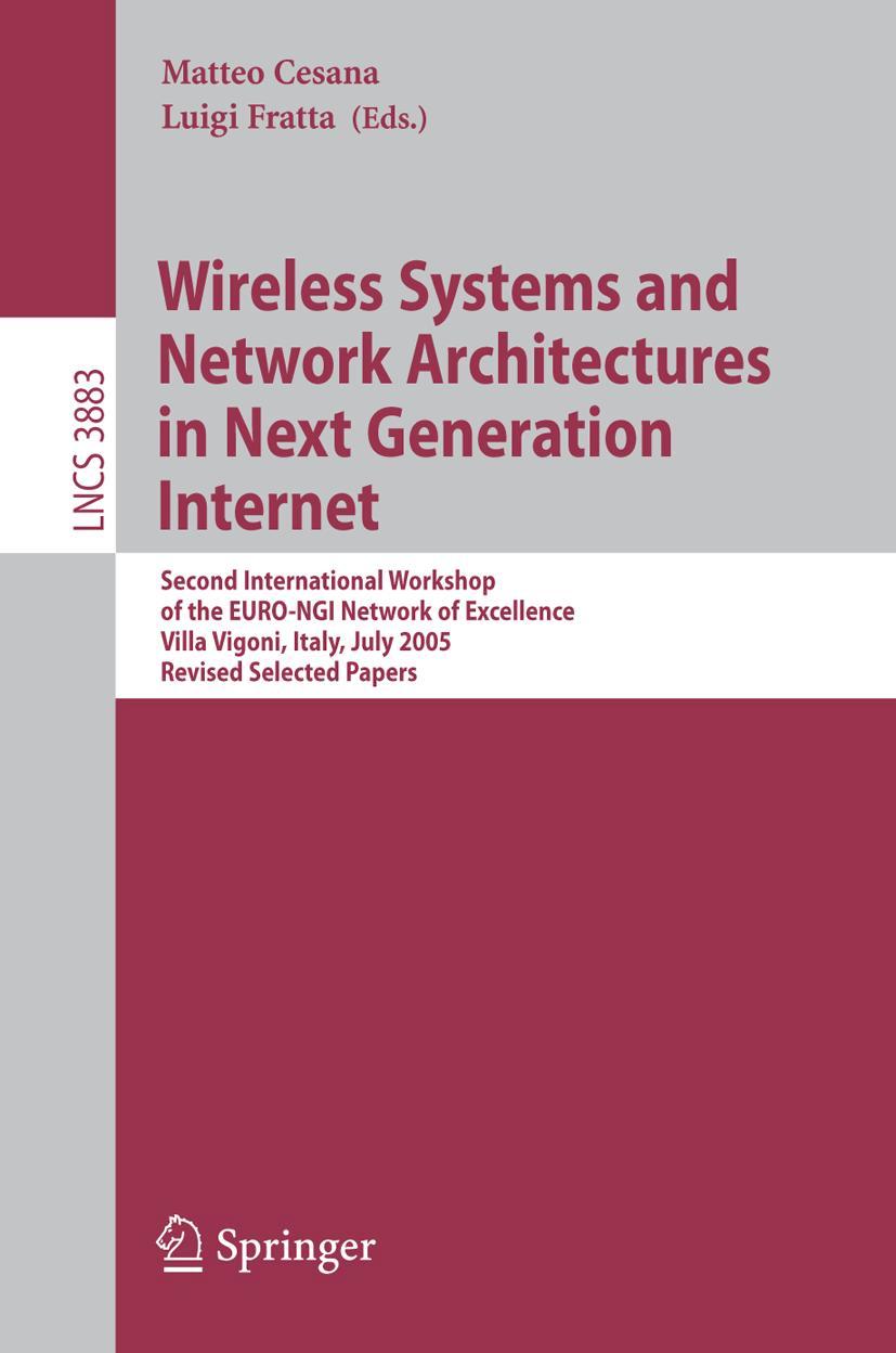 Vorderes Coverbild Wireless Systems and Network Architectures in Next Generation Internet