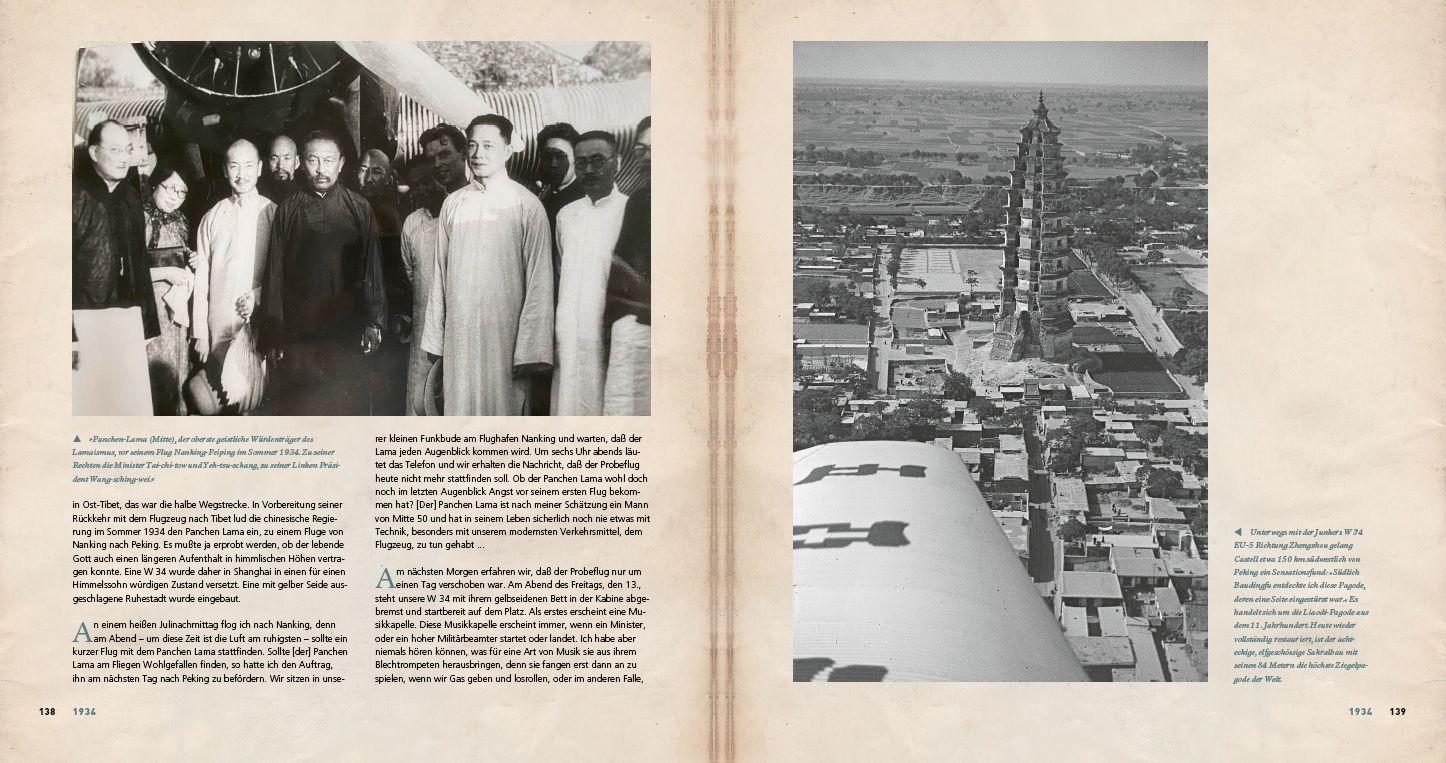 Beispielinhalt (Bild) Bildband - Wulf-Diether Graf zu Castell - Pionier der Lüfte