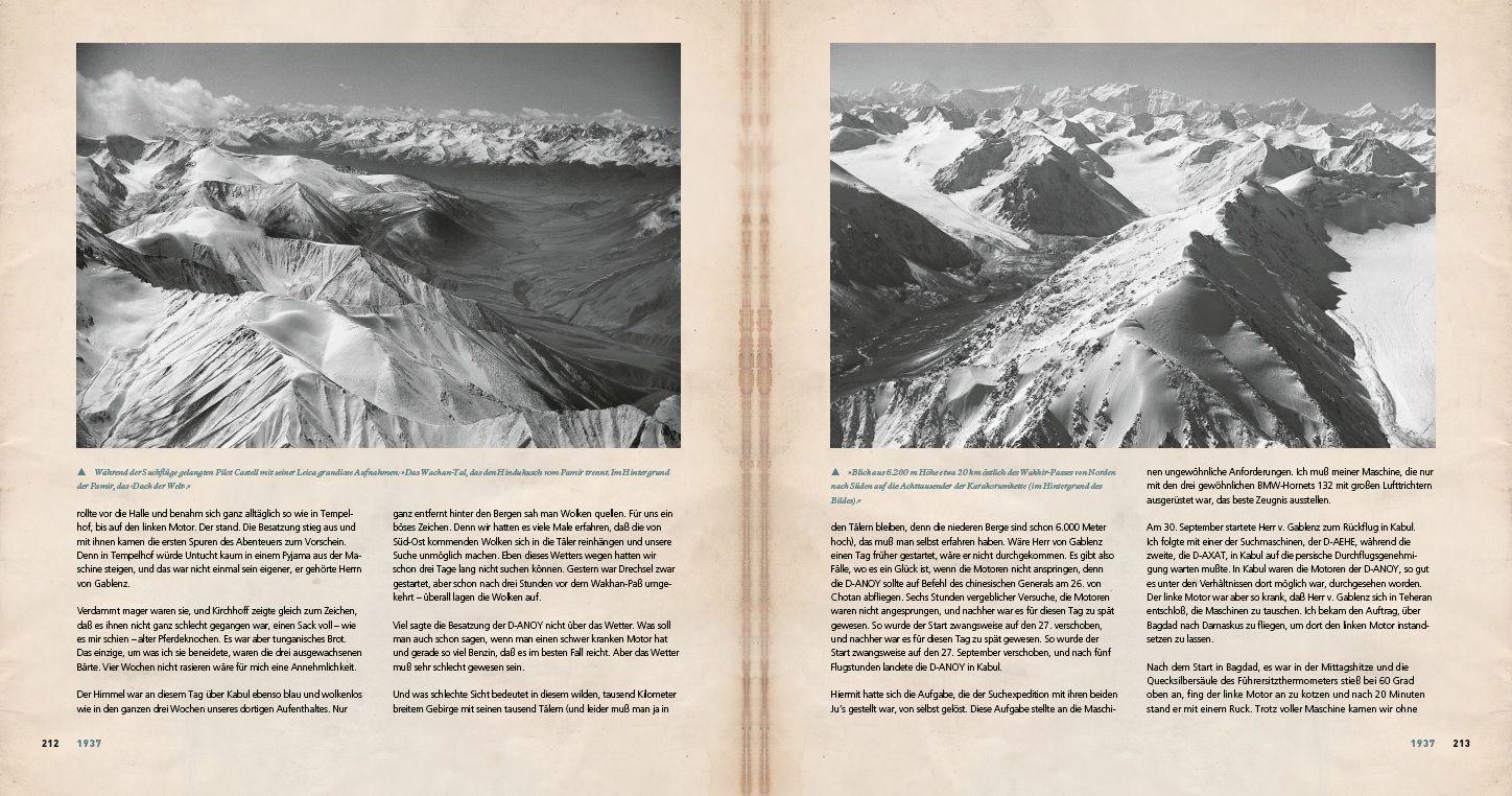 Beispielinhalt (Bild) Bildband - Wulf-Diether Graf zu Castell - Pionier der Lüfte