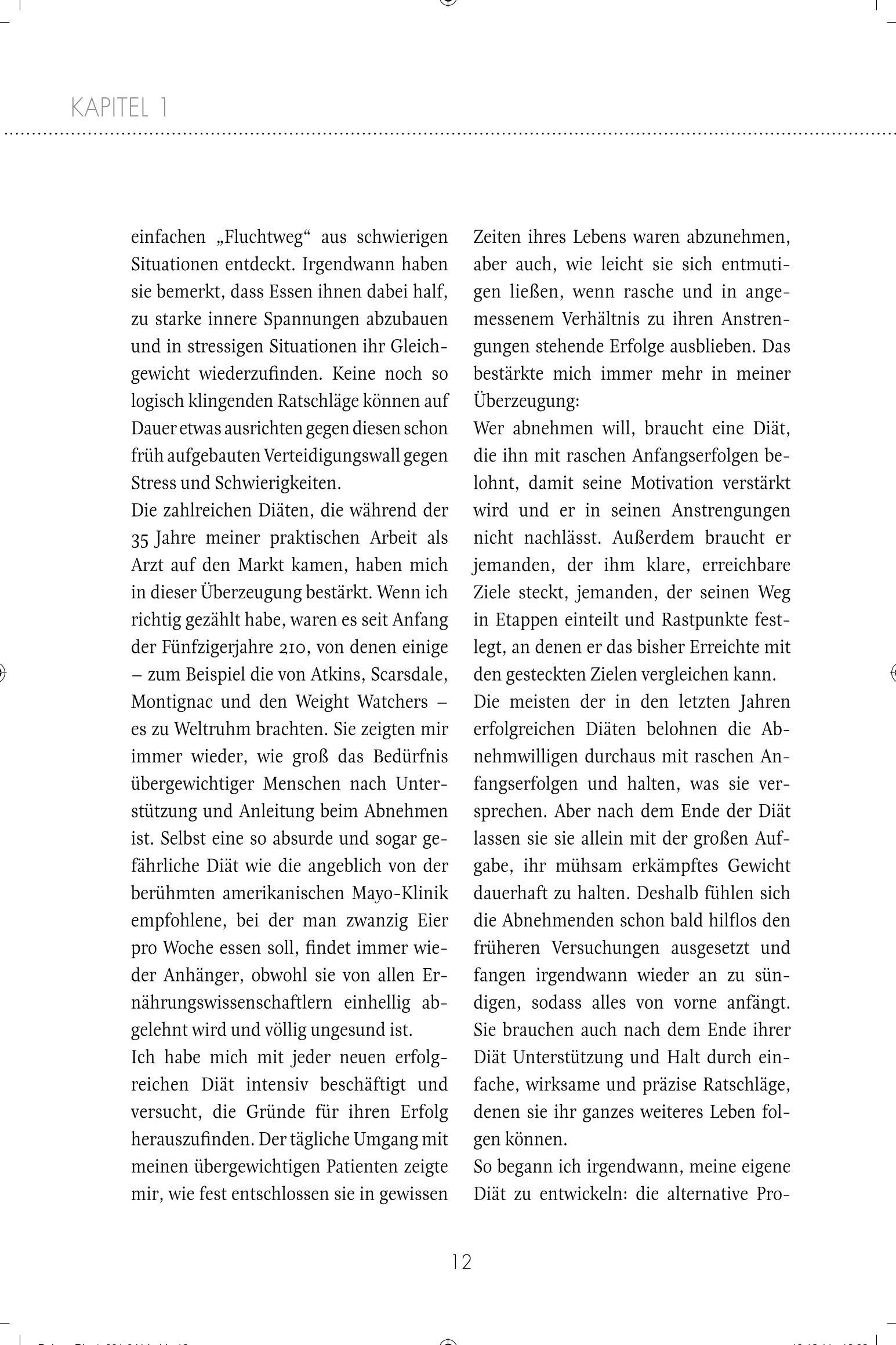 Beispielinhalt (Bild) Die Dukan Diät