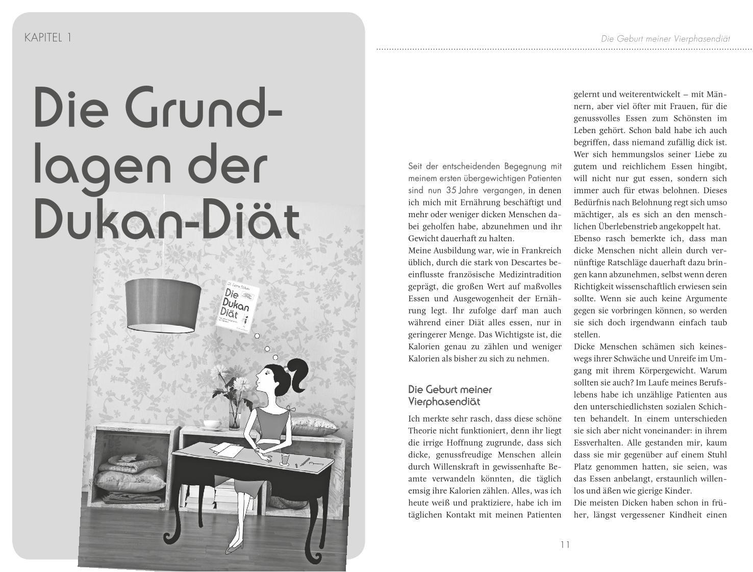 Beispielinhalt (Bild) Die Dukan Diät