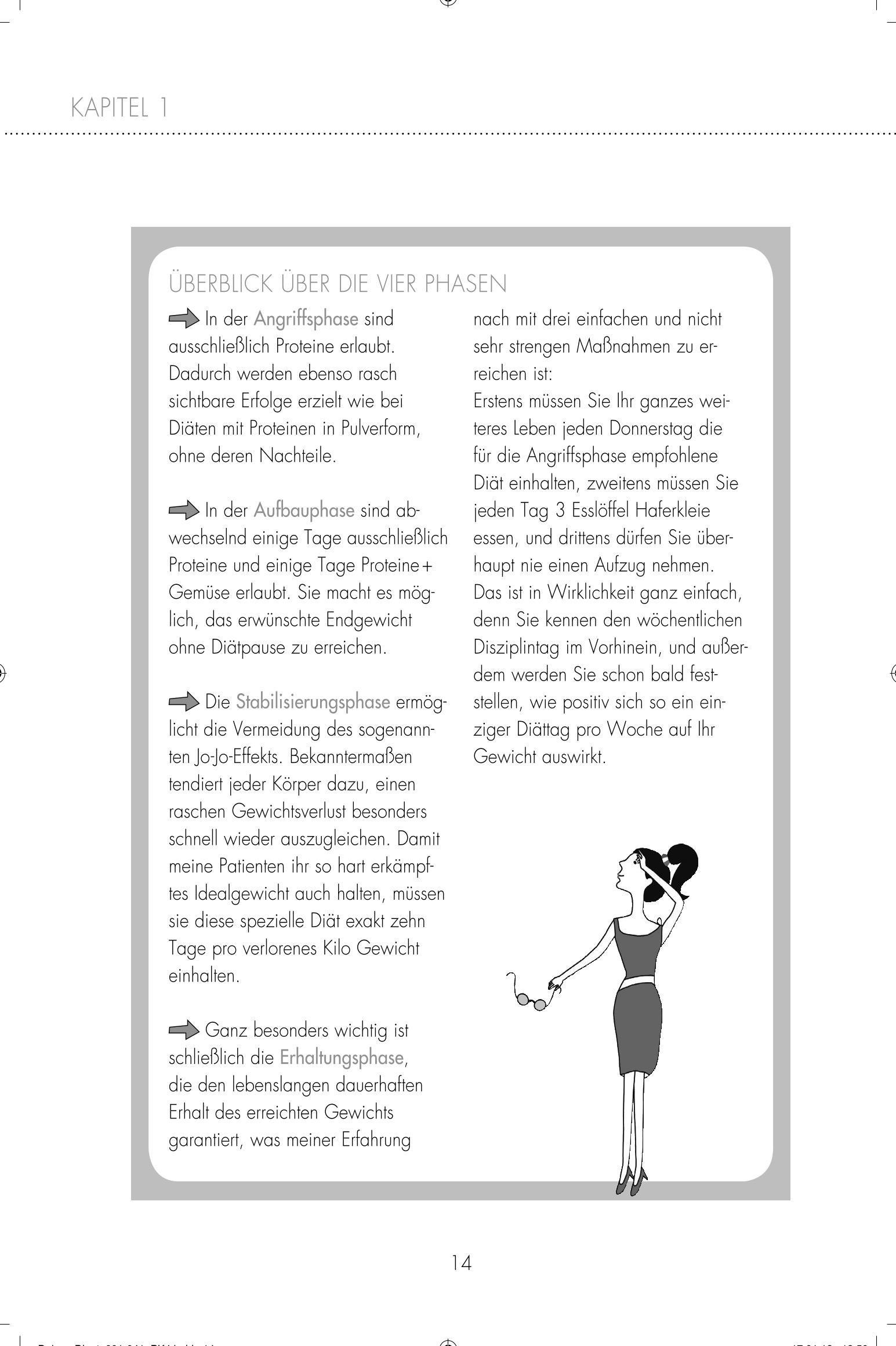 Beispielinhalt (Bild) Die Dukan Diät