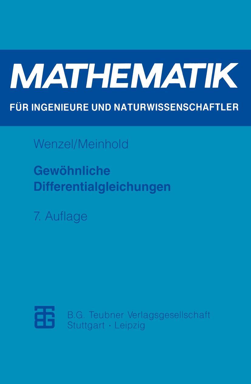 Vorderes Coverbild Gewöhnliche Differentialgleichungen