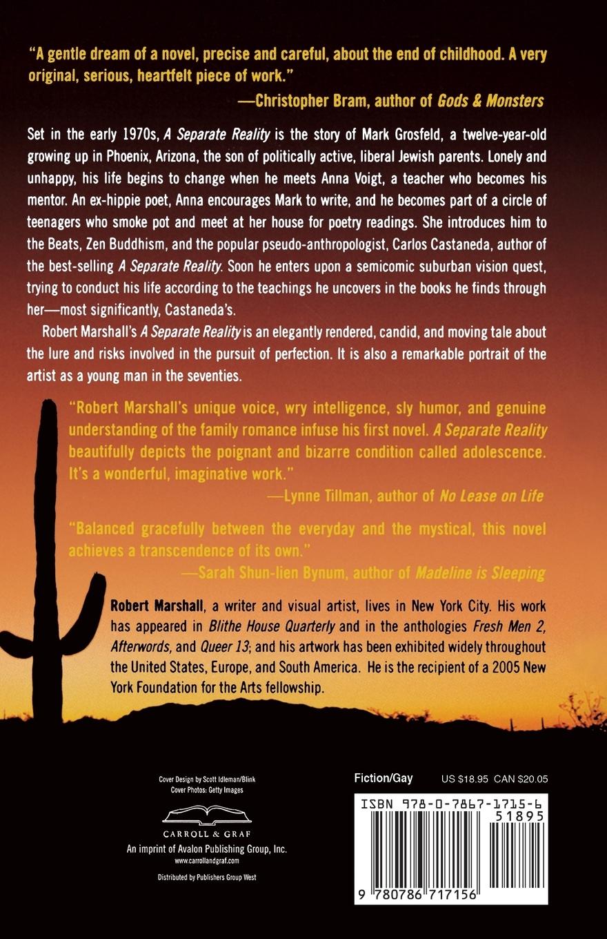 Rückseitencover A Separate Reality