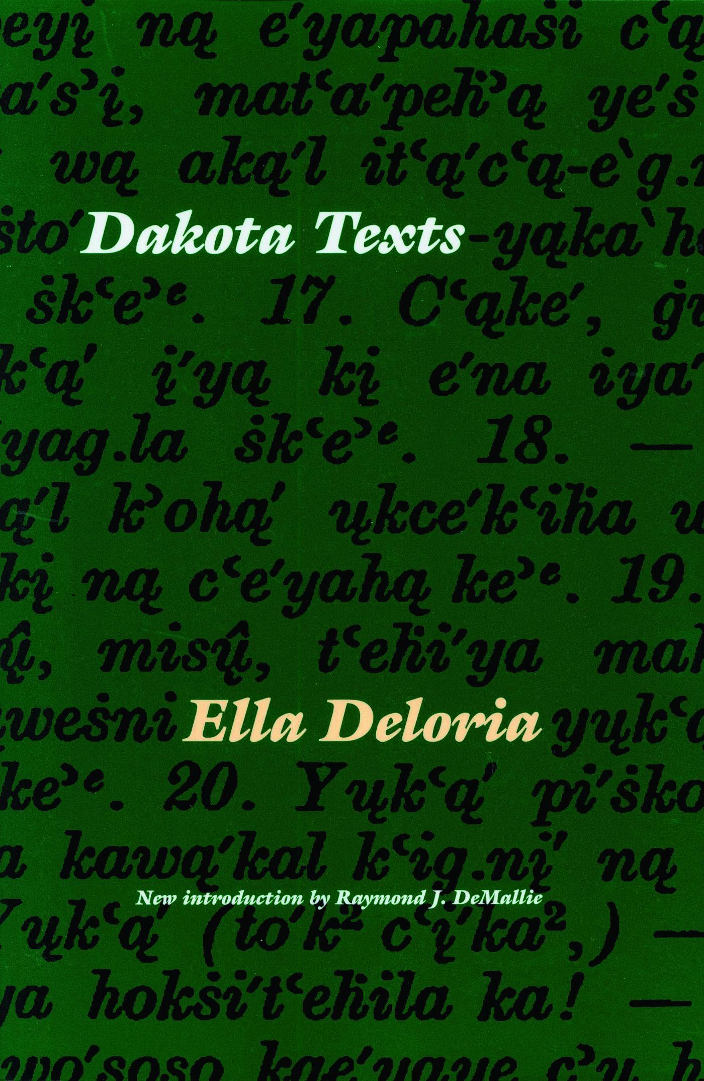 Vorderes Coverbild Dakota Texts