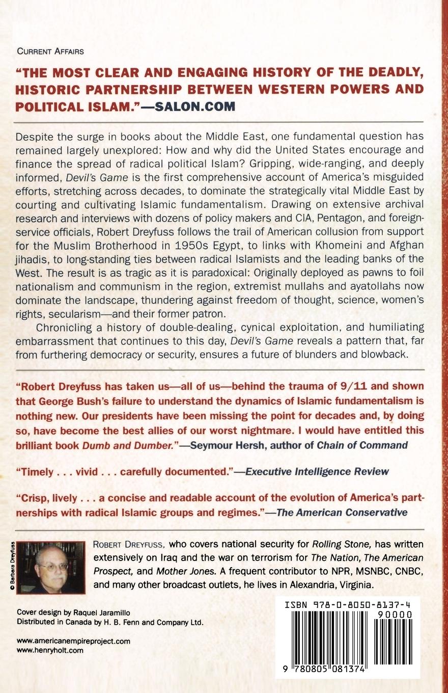 Rückseitencover Devil's Game