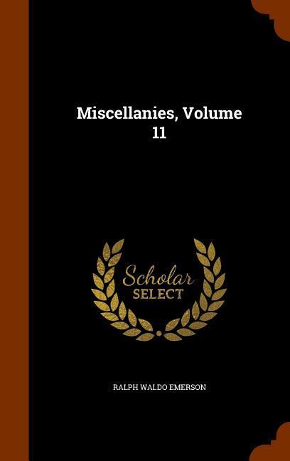 Vorderes Coverbild Miscellanies, Volume 11