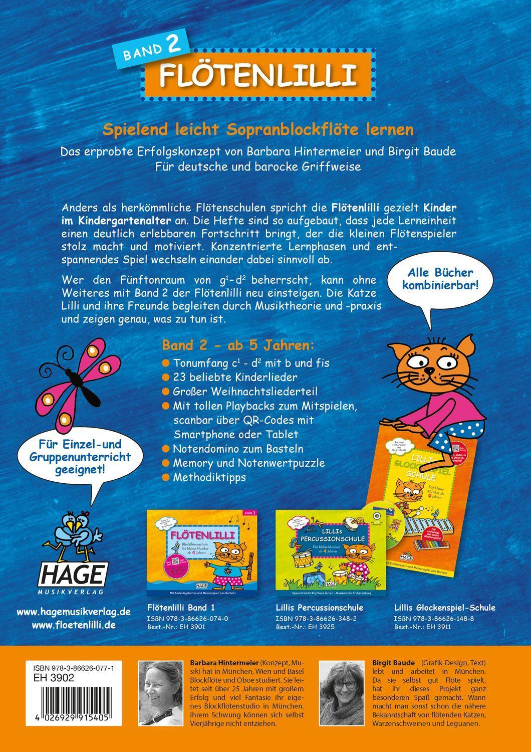 Beispielinhalt (Bild) Flötenlilli 2 mit QR-Codes