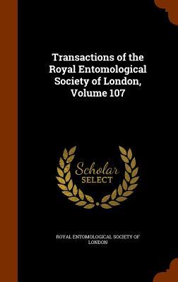 Vorderes Coverbild Transactions of the Royal Entomological Society of London, Volume 107