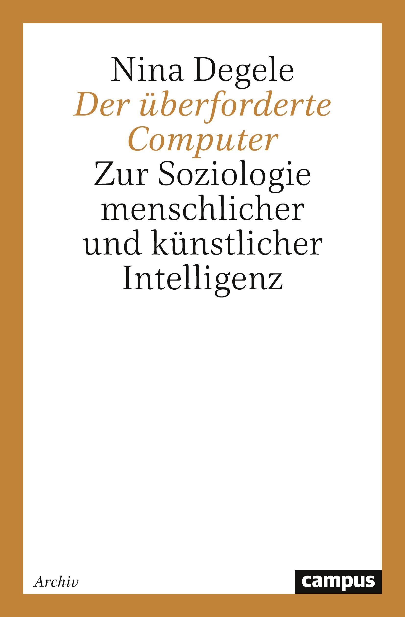 Vorderes Coverbild Der überforderte Computer