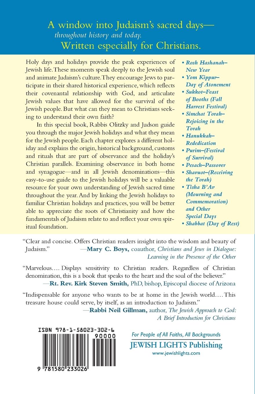 Rückseitencover Jewish Holidays