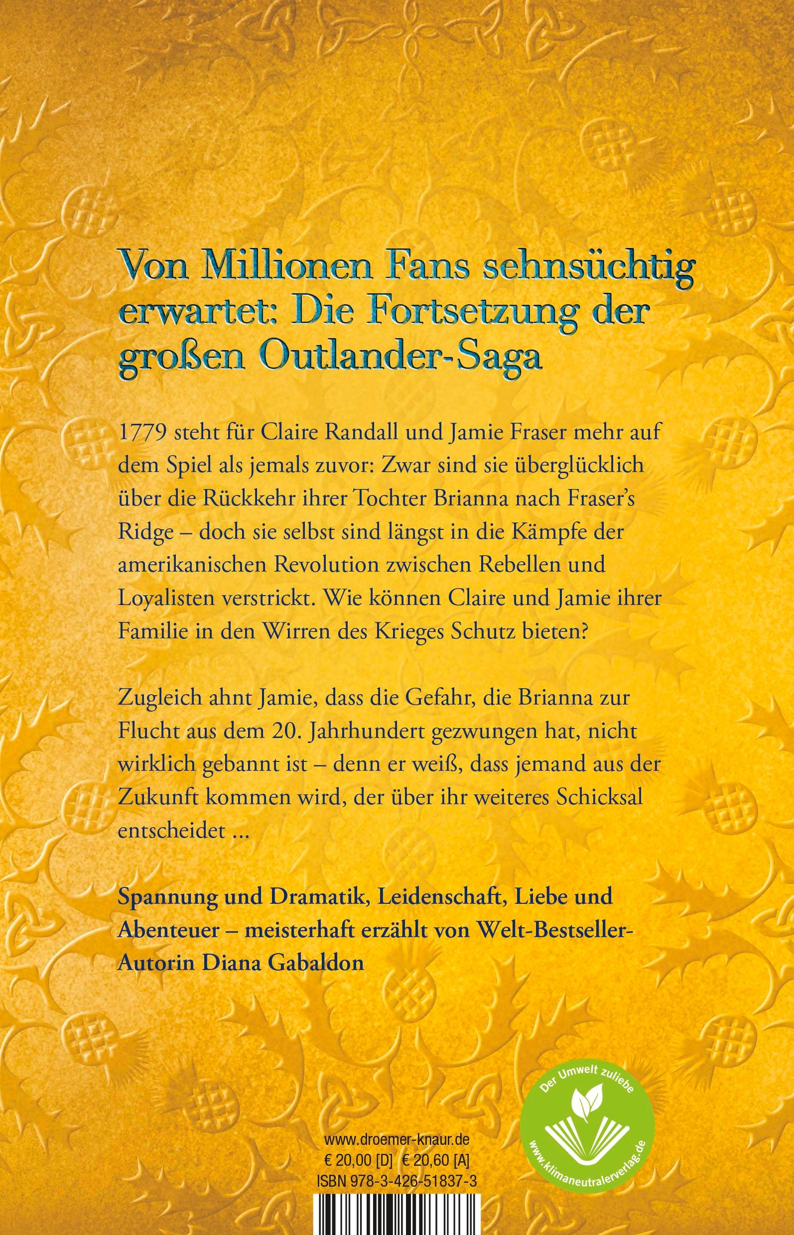 Rückseitencover Outlander - Das Schwärmen von tausend Bienen