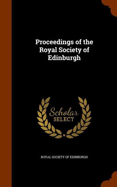 Vorderes Coverbild Proceedings of the Royal Society of Edinburgh