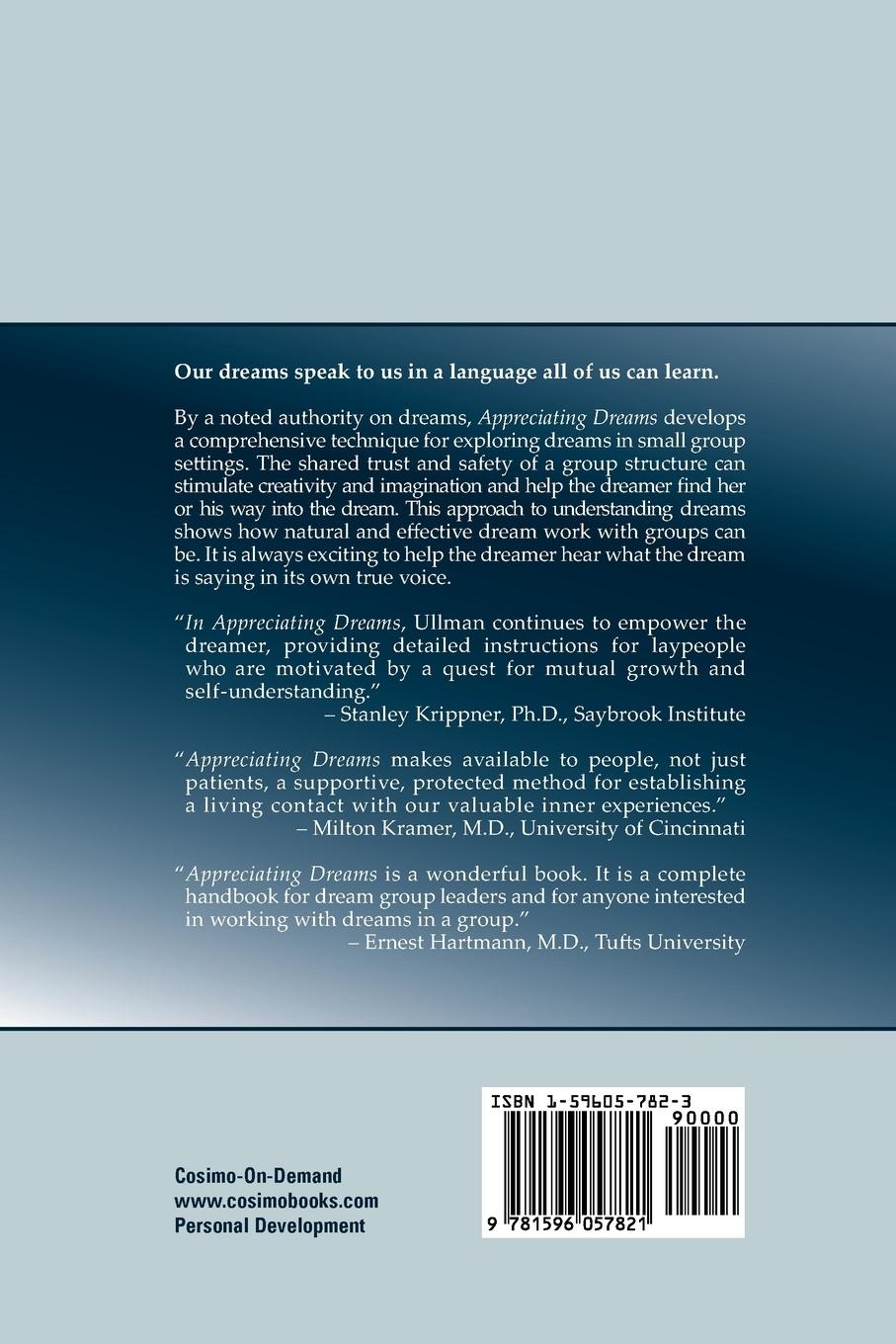 Rückseitencover Appreciating Dreams