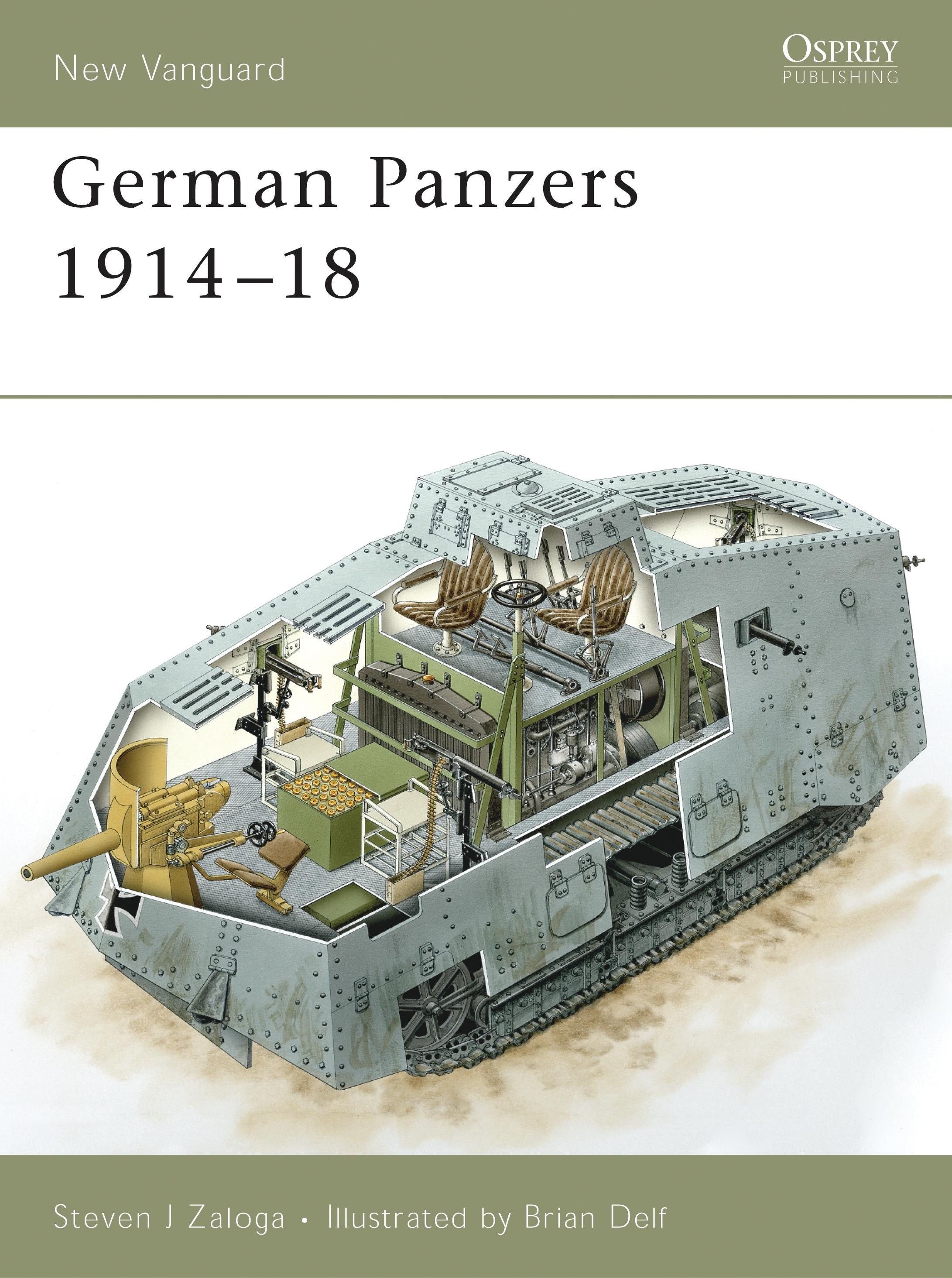 Vorderes Coverbild German Panzers 1914-18