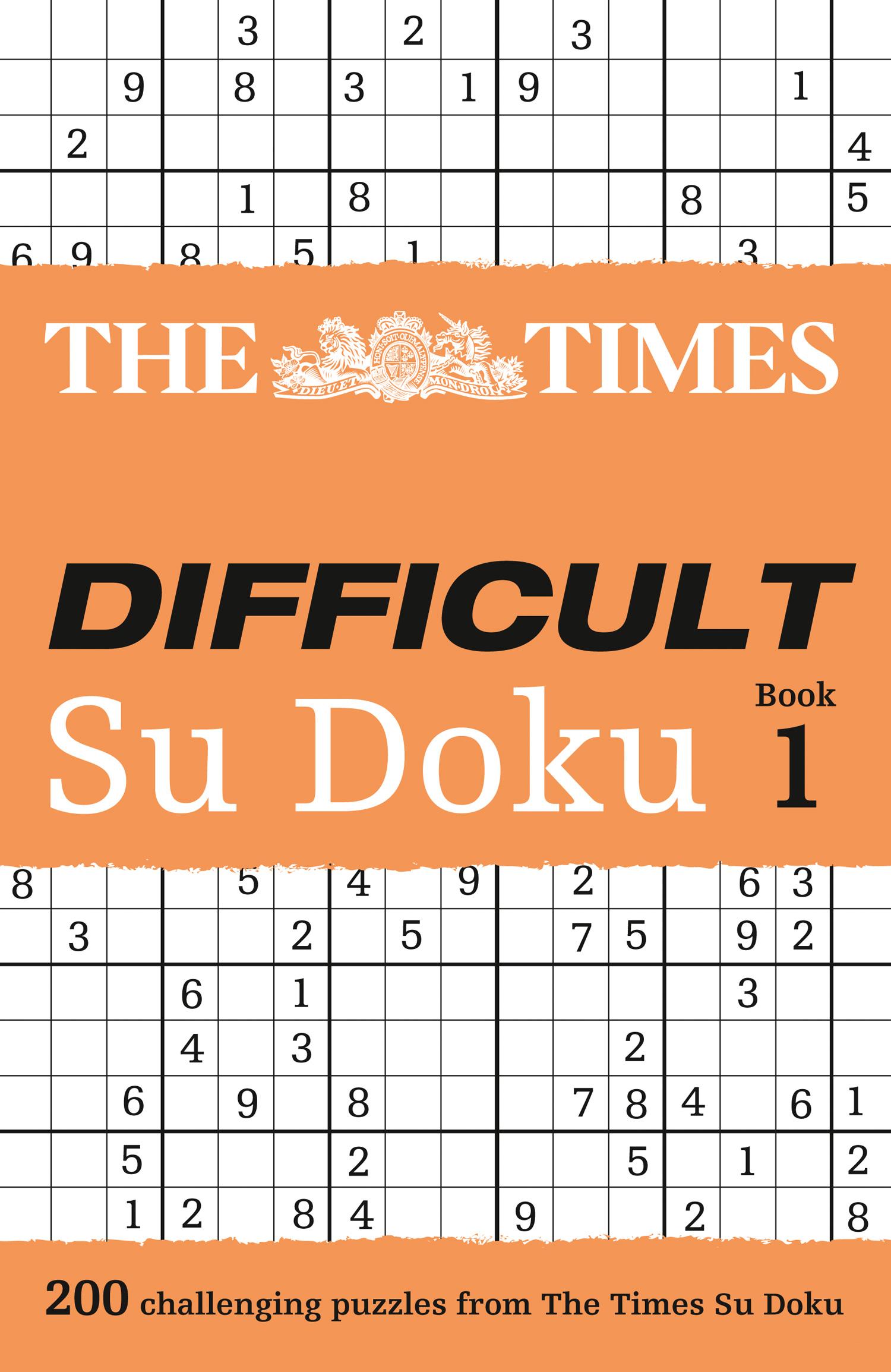 Vorderes Coverbild The Times Difficult Su Doku