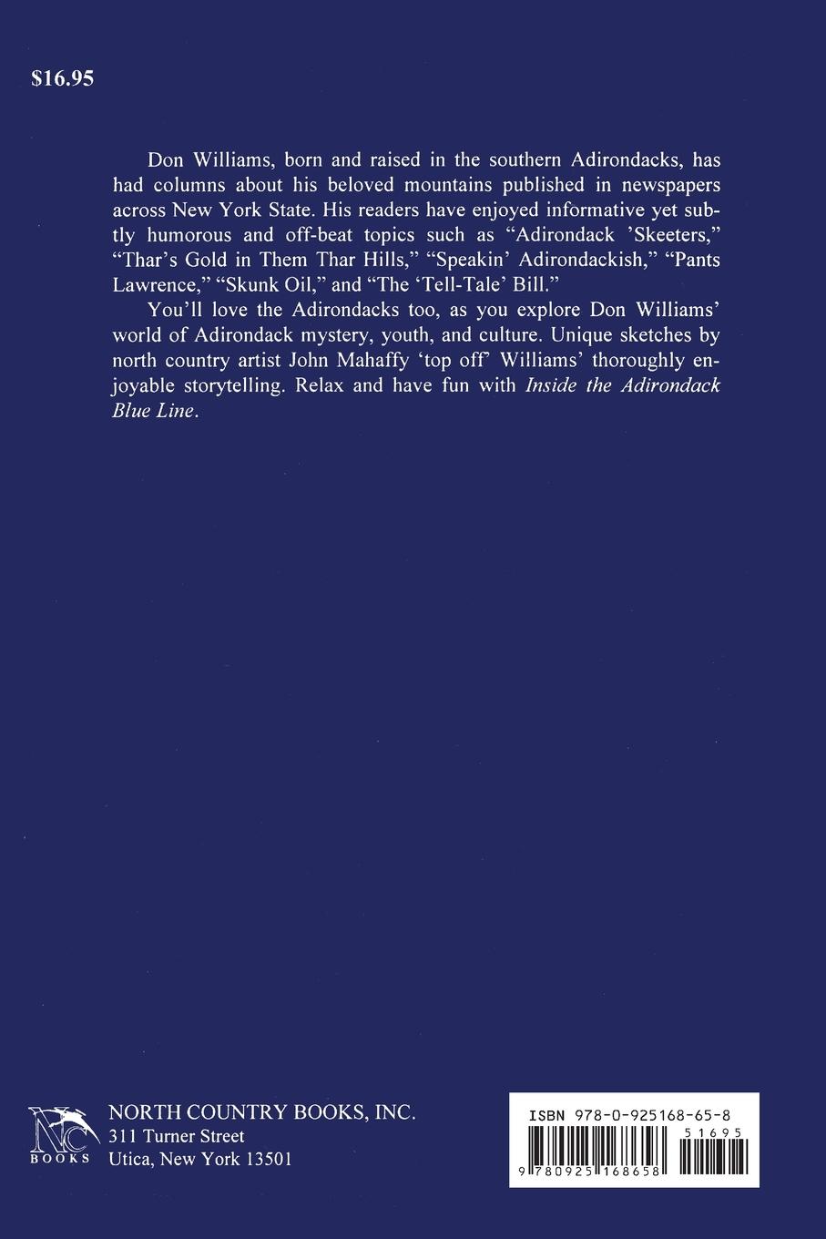 Rückseitencover Inside the Adirondack Blue Line