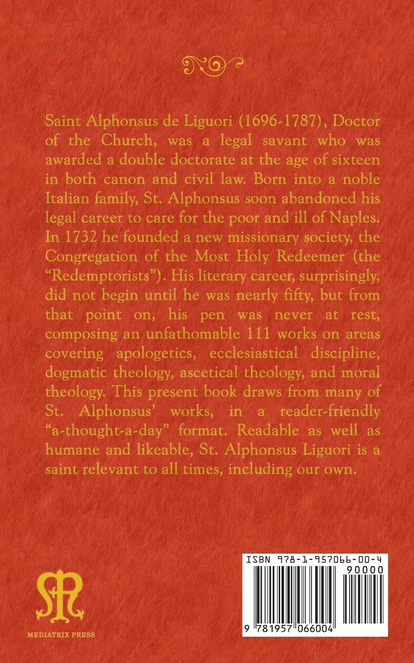 Rückseitencover Saint Alphonsus for Every Day