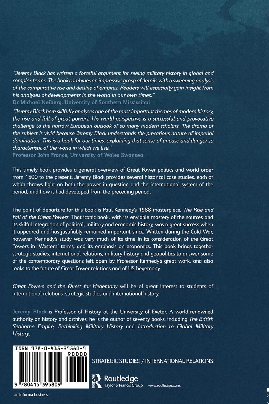 Rückseitencover Great Powers and the Quest for Hegemony