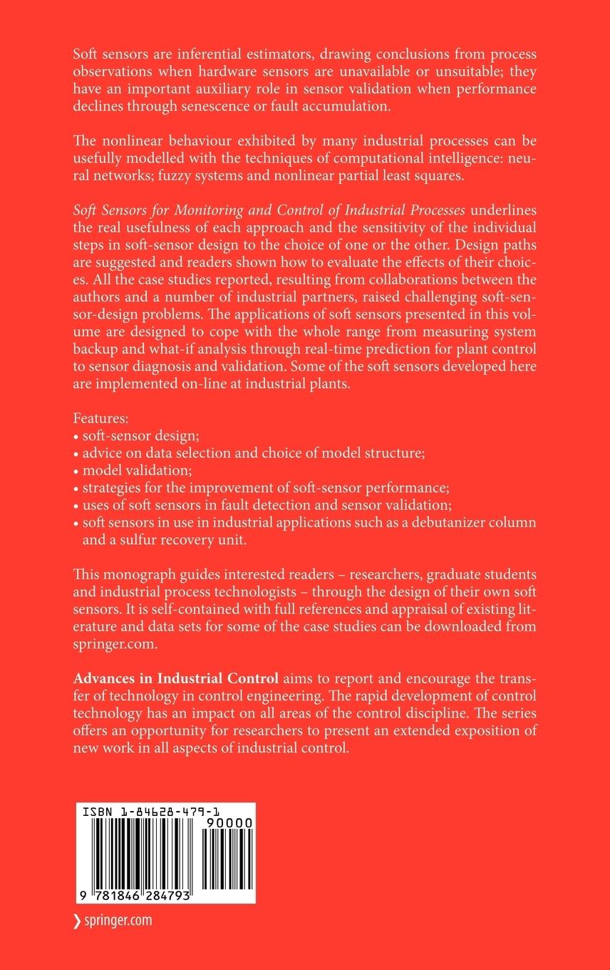 Rückseitencover Soft Sensors for Monitoring and Control of Industrial Processes