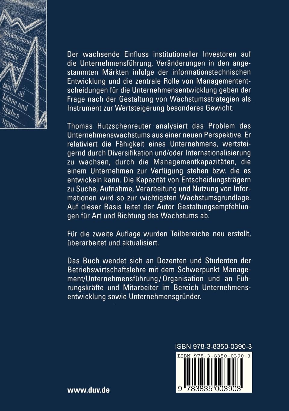 Rückseitencover Wachstumsstrategien