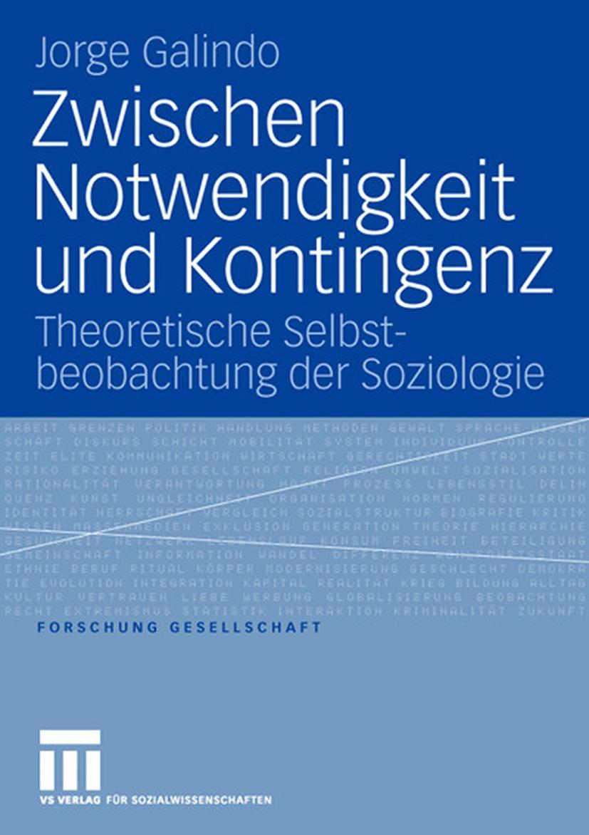 Vorderes Coverbild Zwischen Notwendigkeit und Kontingenz