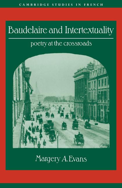 Vorderes Coverbild Baudelaire and Intertextuality