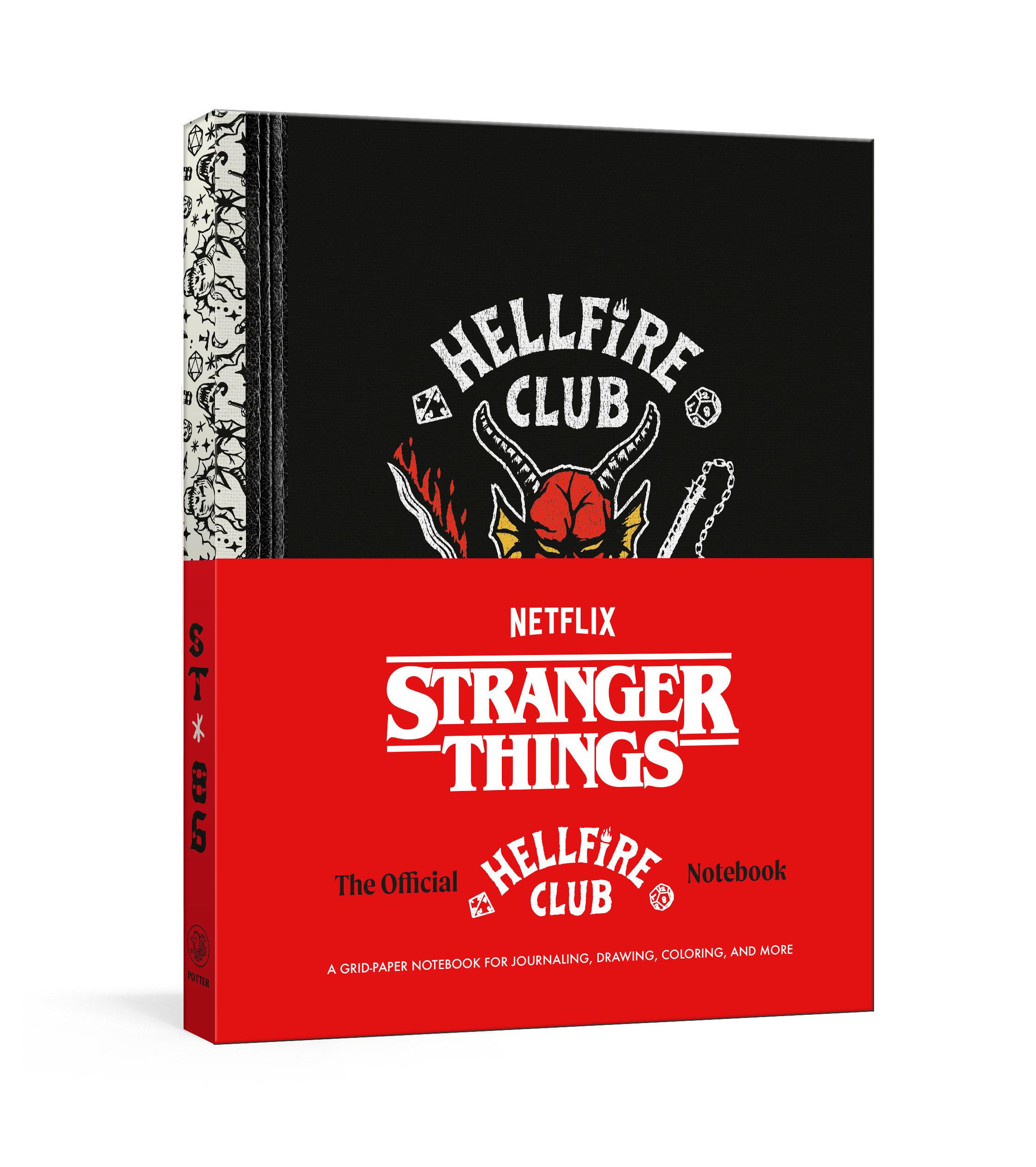Vorderes Coverbild Stranger Things: The Official Hellfire Club Notebook