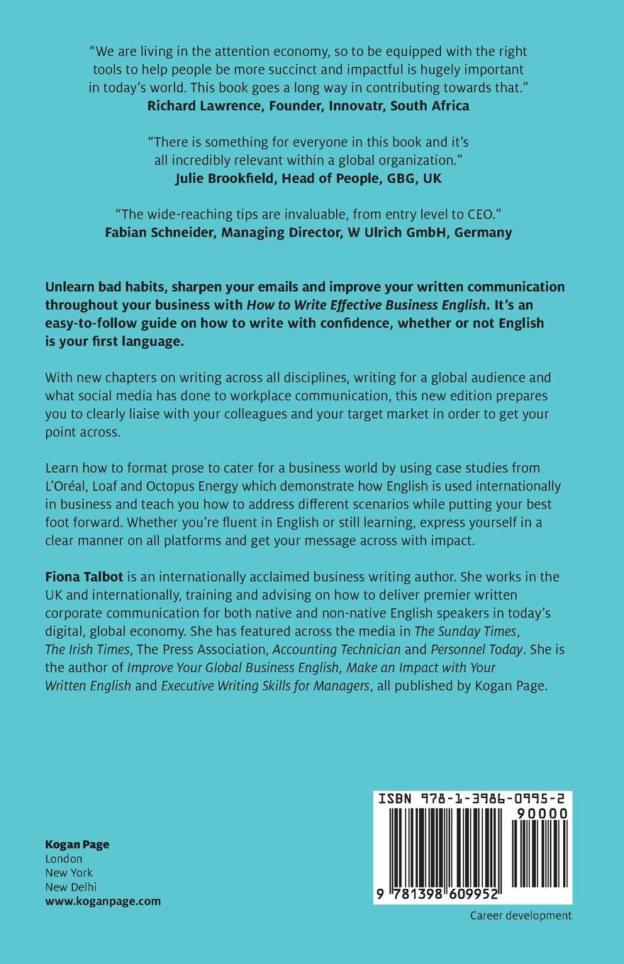 Rückseitencover How to Write Effective Business English