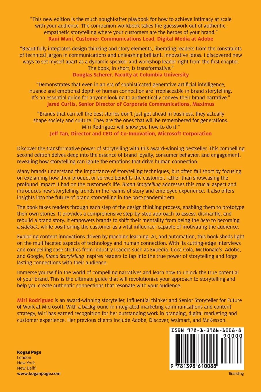 Rückseitencover Brand Storytelling