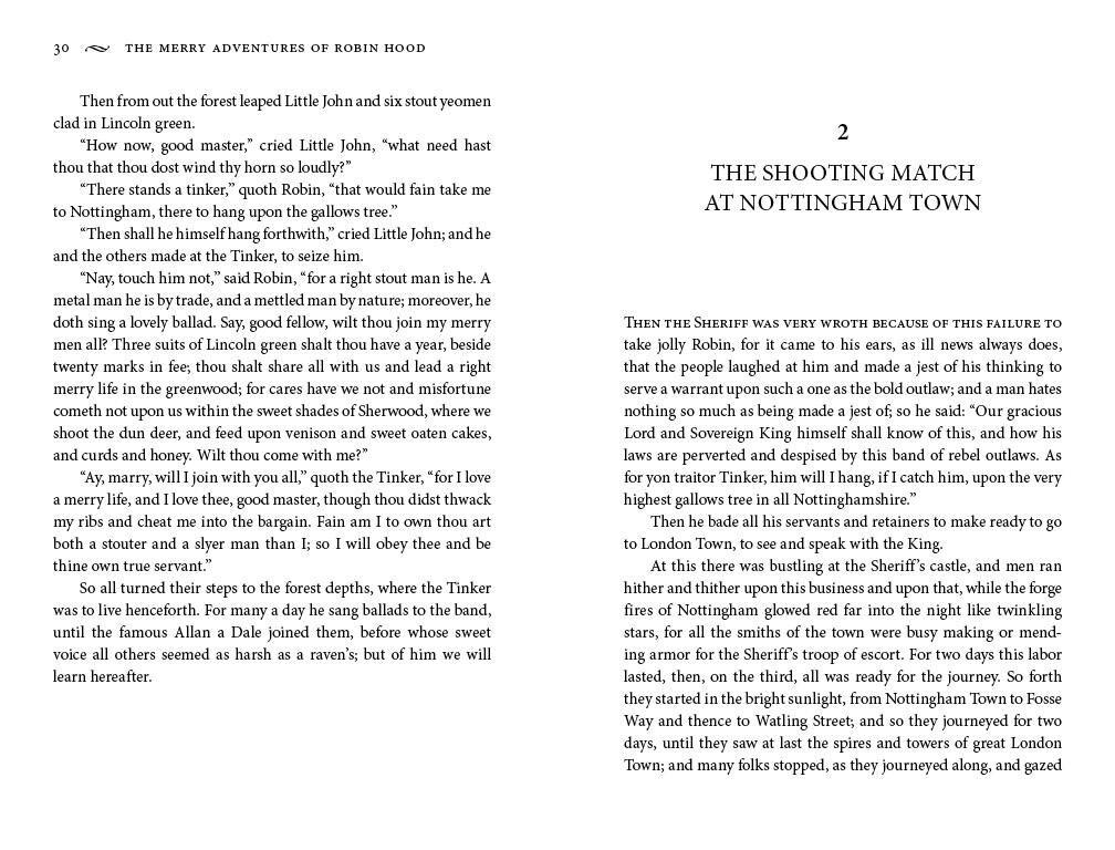 Beispielinhalt (Bild) The Merry Adventures of Robin Hood